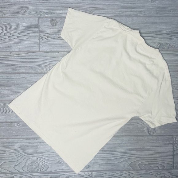 Eighty eight short sleeve t shirt embroidered patch melting smiley face cotton s - Picture 4 of 4